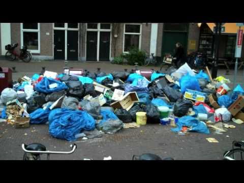 Rubbish strike in Amsterdam