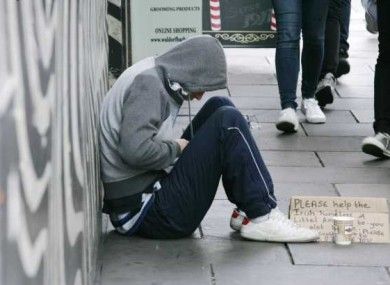 Record numbers sleeping rough in Dublin