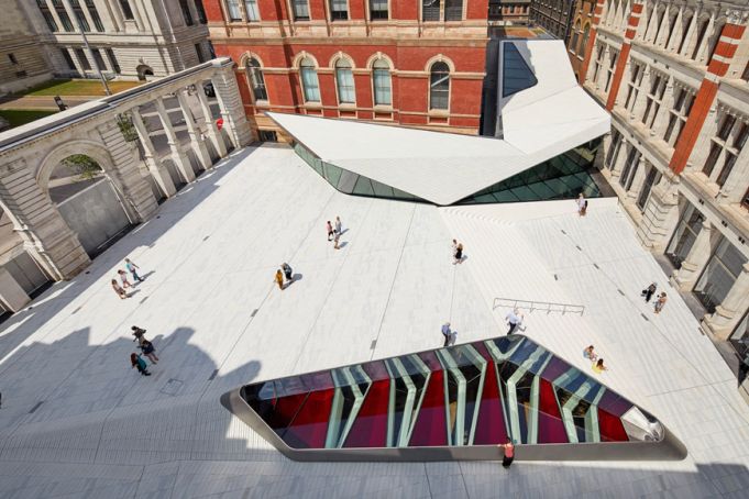 V&A Museum unveils new courtyard