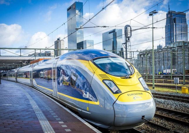 How to get from Amsterdam to London by train