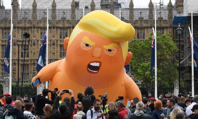 Satirical ‘Baby Trump’ balloon finds home at the Museum of London
