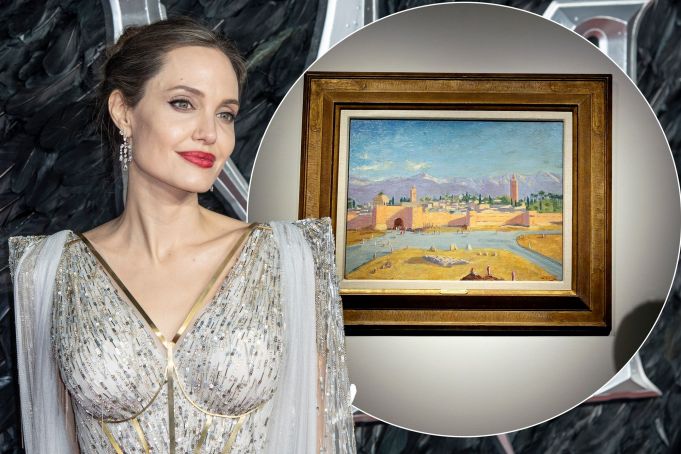 Angelina Jolie sells Winston Churchill painting for £7m