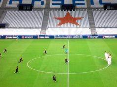 Olympique de Marseilles football team does not take the knee