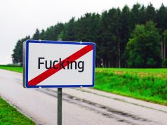 The village of 'Fucking' changes name
