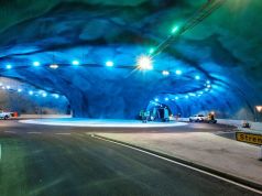 The Eysturoy tunnel opens in Denmark