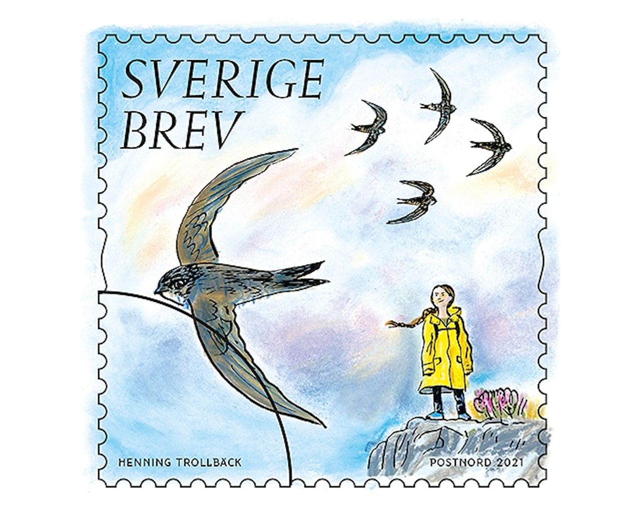 Greta Thunberg Stamp